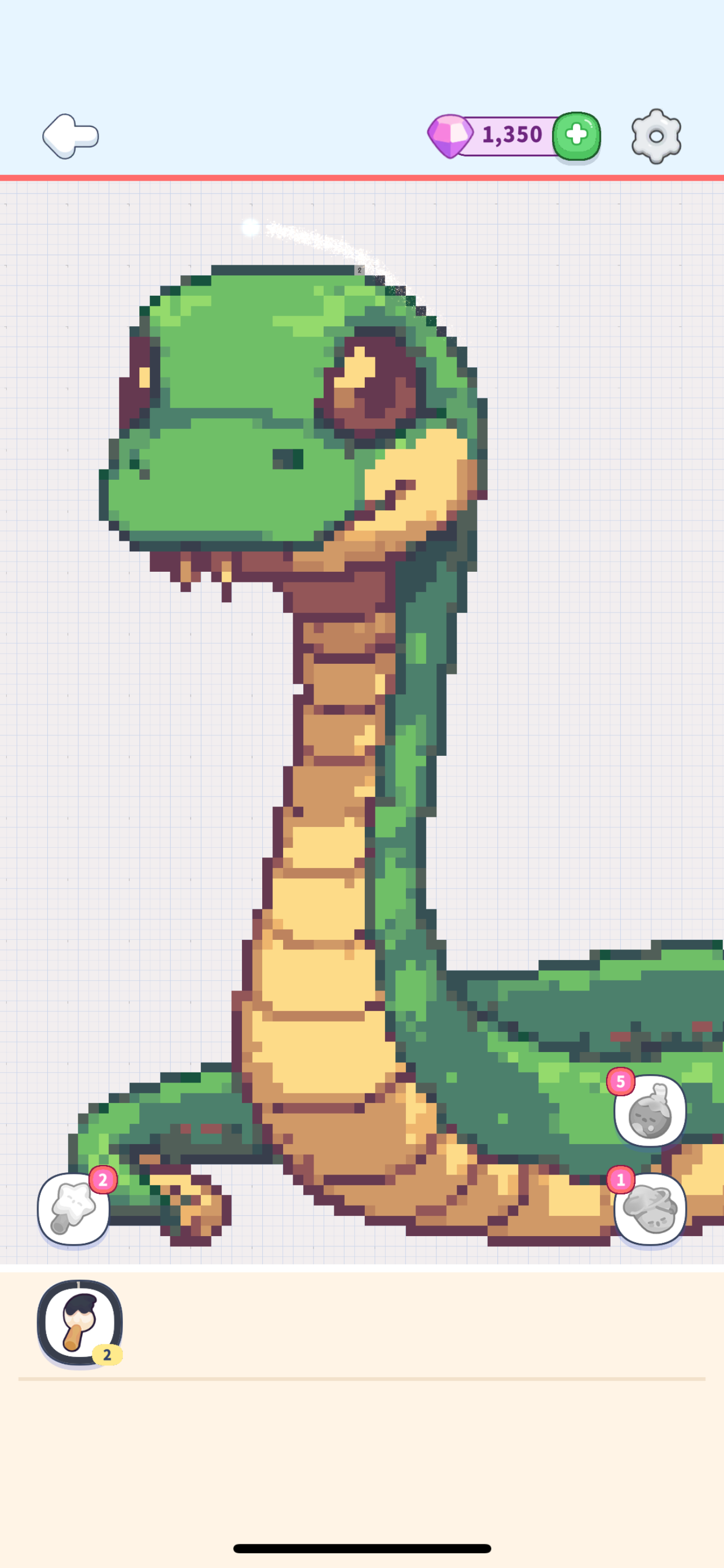 Colors of life, a cute snake screen reference